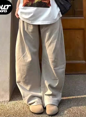 【四季】Purey Scimitar Sweat Pantso弯刀休闲水洗卫裤立体裁剪