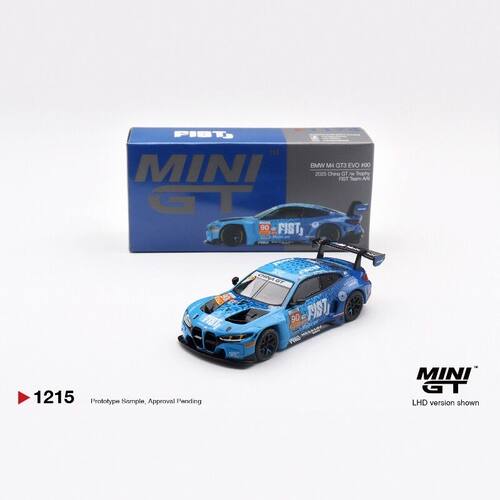 现货MINIGT 1215宝马BMW M4 GT3 EVO #90合金车1:64 模型场景