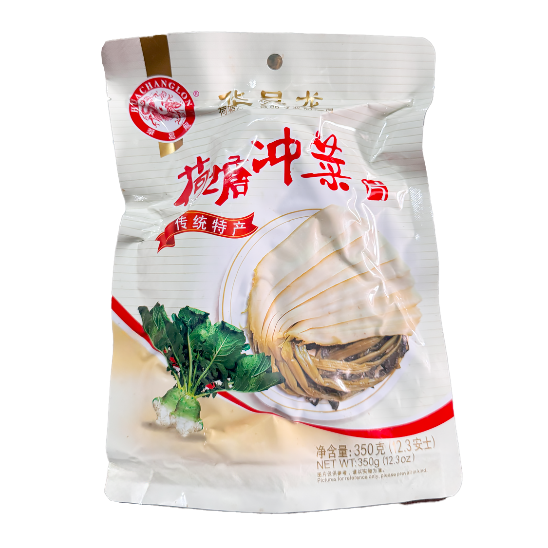 华昌龙荷塘冲菜片带叶精美包装