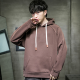W702/p58日系高品质纯色连帽卫衣2023男女情侣百搭cityboy户外套，男装卫衣，星座223-1（原星座201）