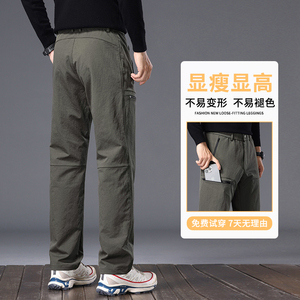 秋冬三防风水冲锋裤男机能风工装拼接侧拉链运动裤卫裤3905/特p42图片