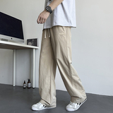 2025夏季透气肤感山本裤速干运动裤男垂感阔腿冰丝休闲裤k633/p35，女装休闲裤，星座223-1（原星座201）