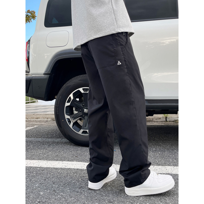 抖音小三角白标速干冲锋裤锥形运动裤男宽松休闲长裤k632/p35,女装休闲裤,星座223-1（原星座201）