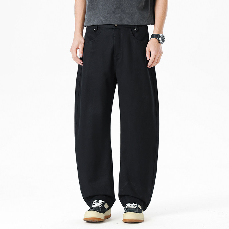 春夏季莱赛尔天丝棉直筒阔腿长裤男高级感弯刀西裤山本裤8213/p50，男装西裤，星座223-1（原星座201）