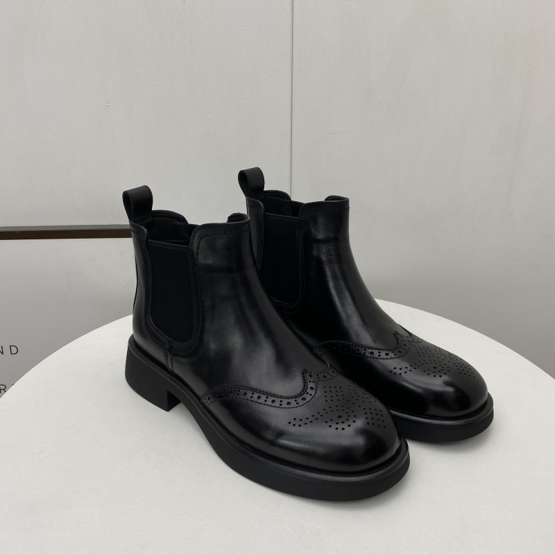 2024年秋季新款牛皮英伦方头女鞋