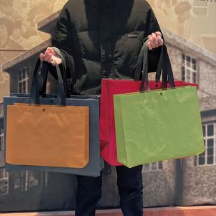 编织手提袋定制购物环保袋包装服装培训宣传定做广告袋子印刷logo