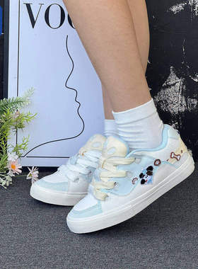 顽刻ollieskate面包鞋旺旺来电配色秋季BAKE低帮男女国潮滑板鞋