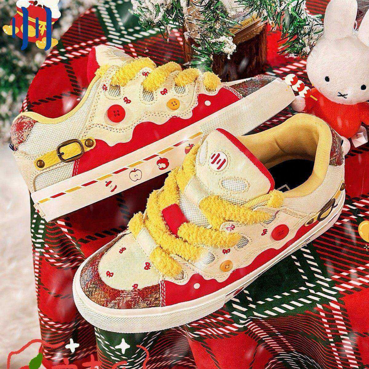 顽刻ollieskate面包鞋BAKE新年款小苹果休闲复古男女国潮滑板鞋,流行男鞋,休闲板鞋,淘宝优惠券,粉丝福利购,淘宝优惠卷