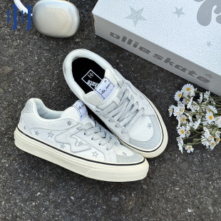 顽刻ollieskate满天星配色W系列学生休闲低帮男女国潮滑板鞋