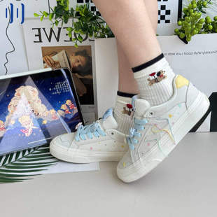 顽刻ollieskate幸运星小星星秋季 校园风W系列低帮男女国潮滑板鞋