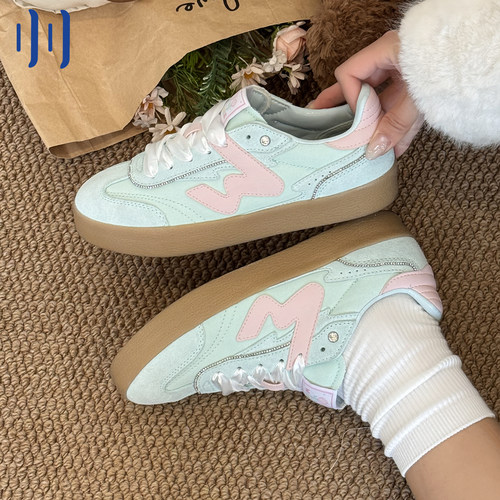 顽刻ollieskate春日调色盘配色生胶底W系列男女国潮德训滑板鞋