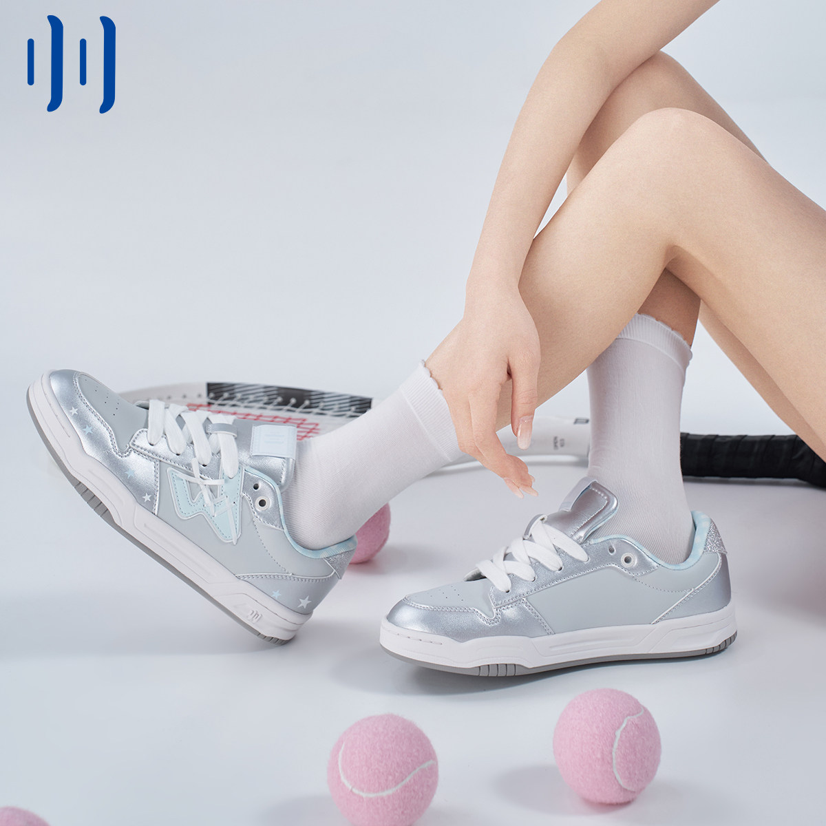 顽刻ollieskate满天星蝴蝶结皮质夏季校园风W学生男女国潮滑板鞋图片