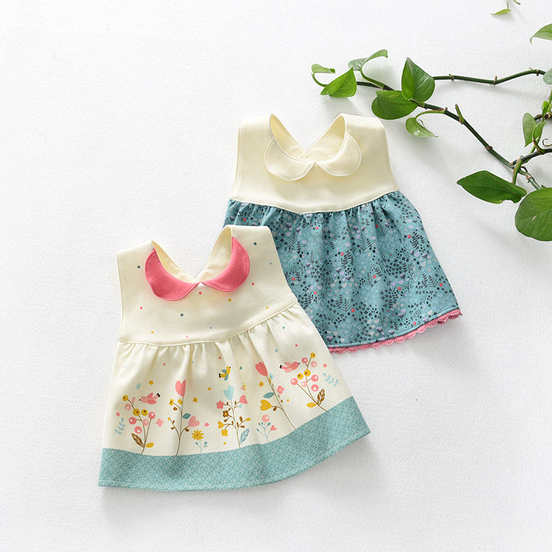 4条包邮儿童围嘴 食饭防污围兜 宝宝口水巾 可调节按扣款