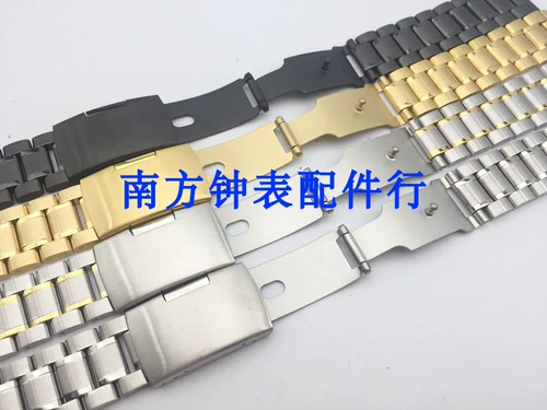 Часы, стальной ремешок, аксессуар подходит для мужчин и женщин, универсальный ремешок для часов из нержавеющей стали, 22