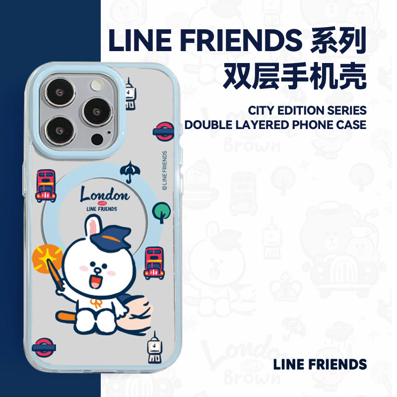 LINEFRIENDS布朗熊二合一手机壳