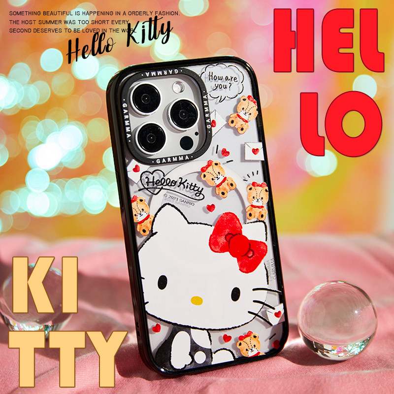 HelloKitty苹果16手机壳透明卡通