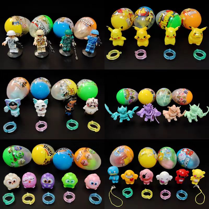 奇趣蛋扭蛋拼装积木儿童玩具益智