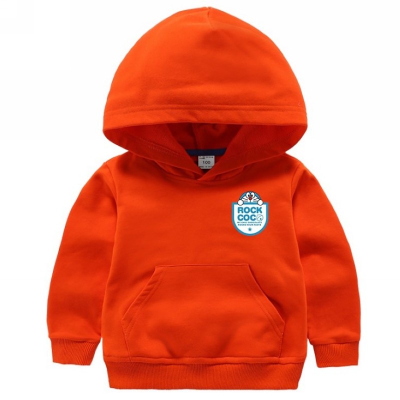 哆啦a梦机器猫全棉连帽卫衣童装