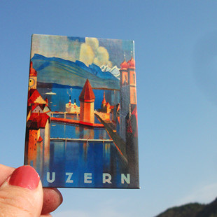 瑞士当地购买冰箱贴 卢塞恩 LUZERN 多款 LUGANO 日内瓦