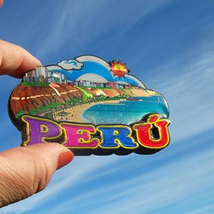 马丘比丘 PERU MACHU PICCHU 手信 秘鲁当地冰箱贴 印加遗址 秘鲁