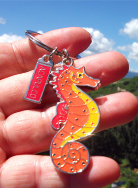 墨西哥当地购买纪念品 海滩ACAPULCO RIVIERA MAYA 海马钥匙扣