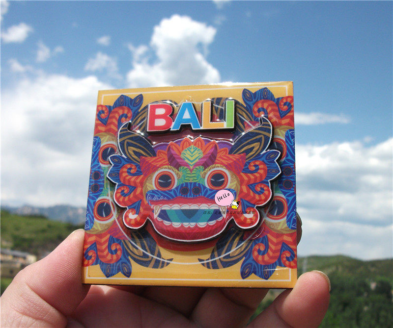 WORLD TRAVEL COMMEMORATIVE FRIDGE MAGNET INDONESIA BALI DANCE SOUVENIR GIFT