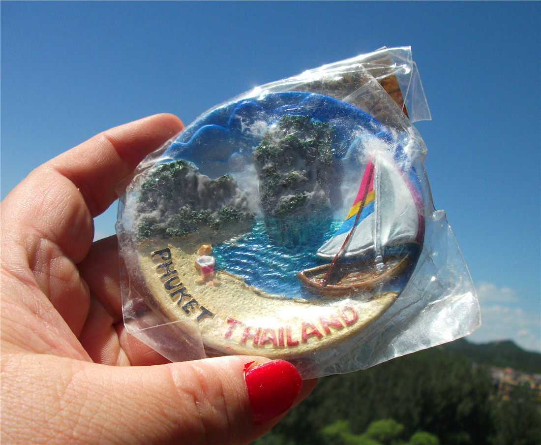 THAILAND LOCAL BUY REFRIGERATOR MAGNETS PHUKET THAILAND SEASIDE ENTERTAINMENT A VARIETY OF MODELS