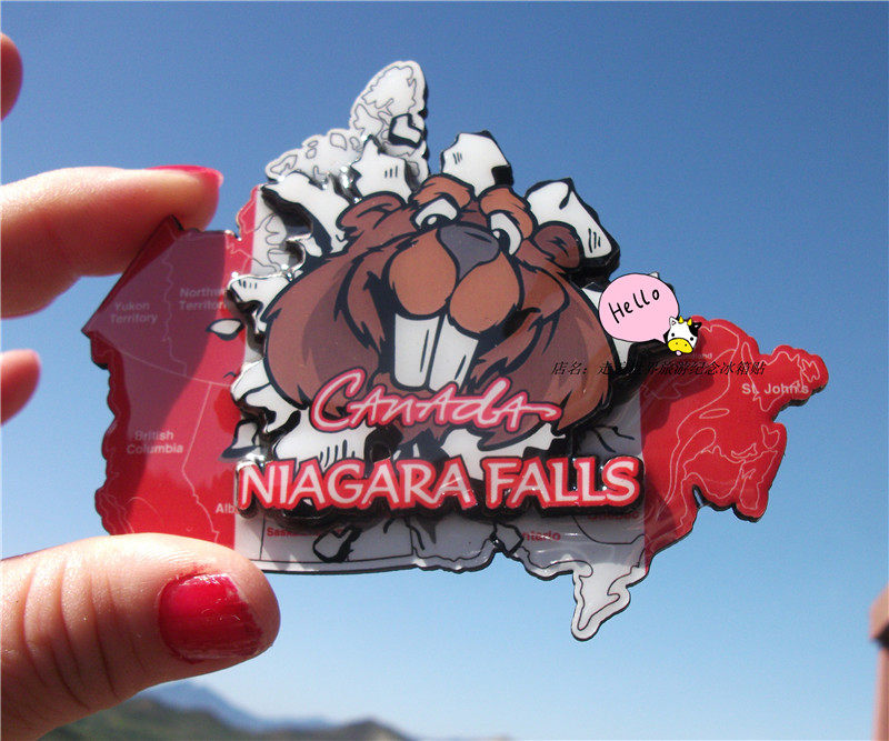 BUY LOCAL CANADA TO BRING BACK NIAGARA FALLS MR. BEAVER MAP