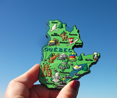 加拿大当地冰箱贴魁北克