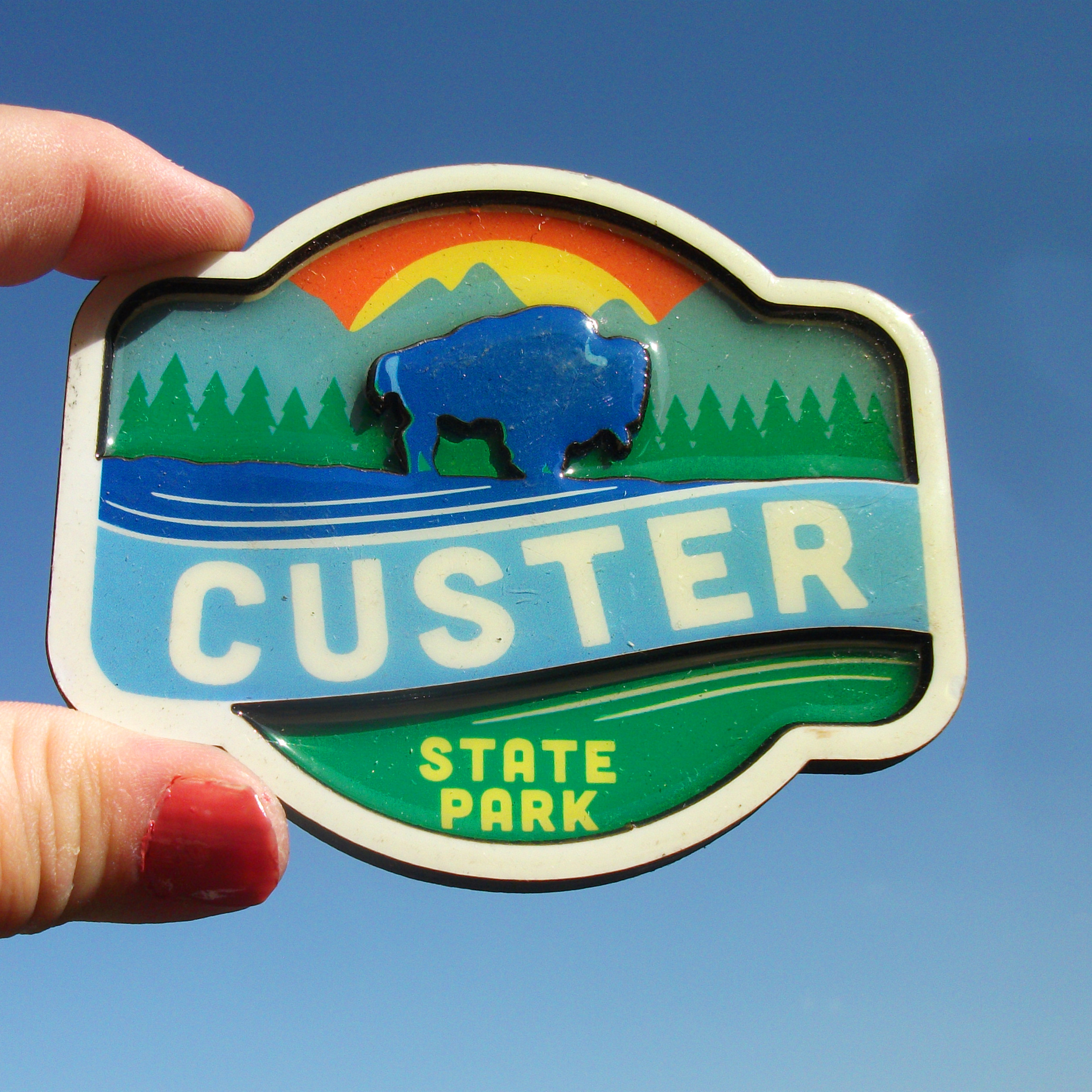 美国当地购买冰箱贴 南达科他州 Custer State Park