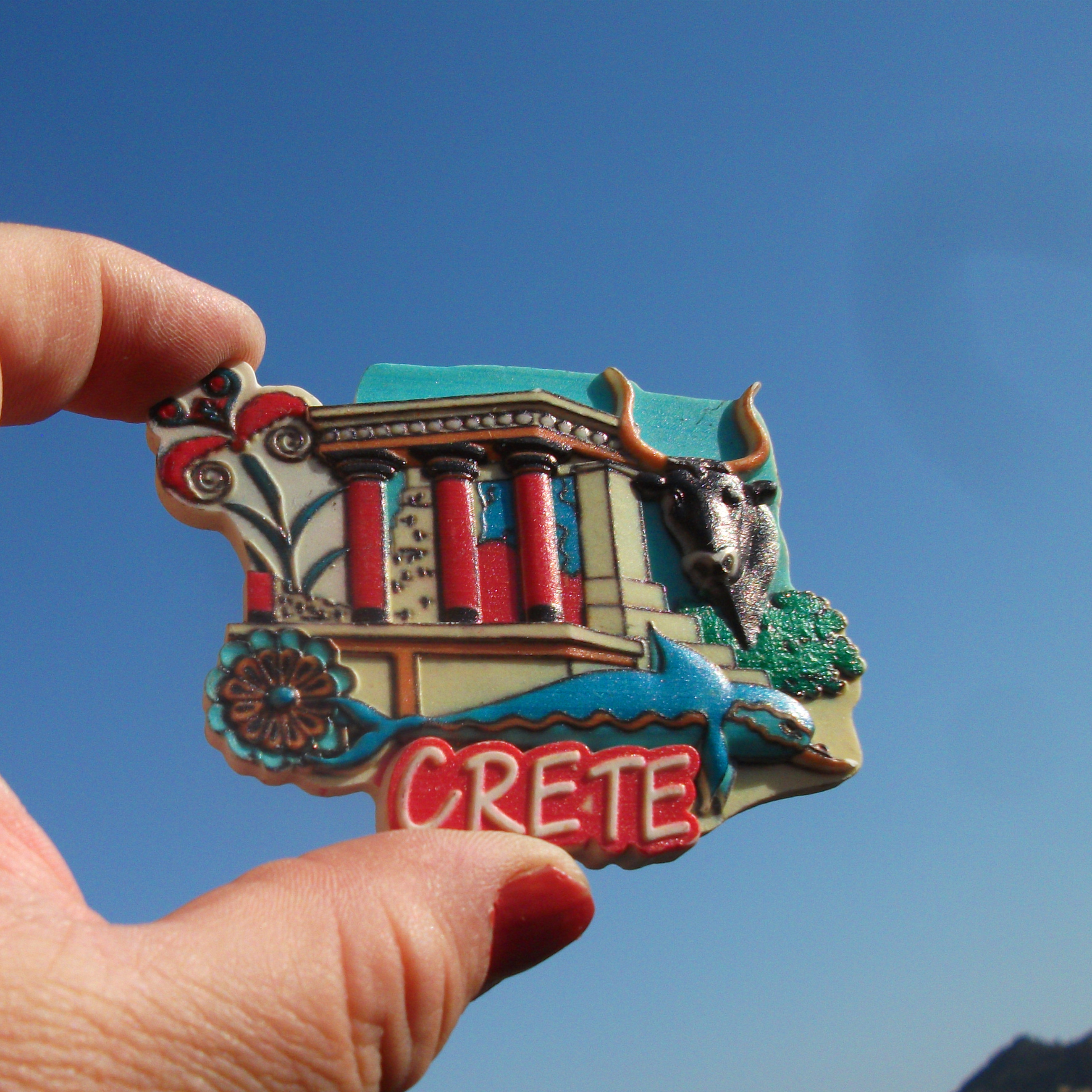 希腊当地购买冰箱贴 GRETE 多岛 多款