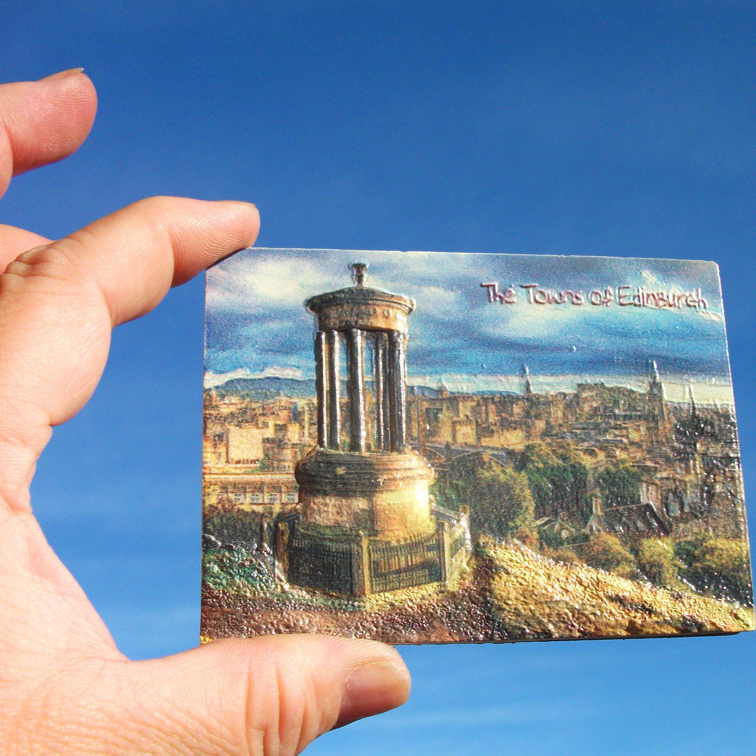英国当地购买冰箱贴 旅背 爱丁堡 The Towns of Edinburgh