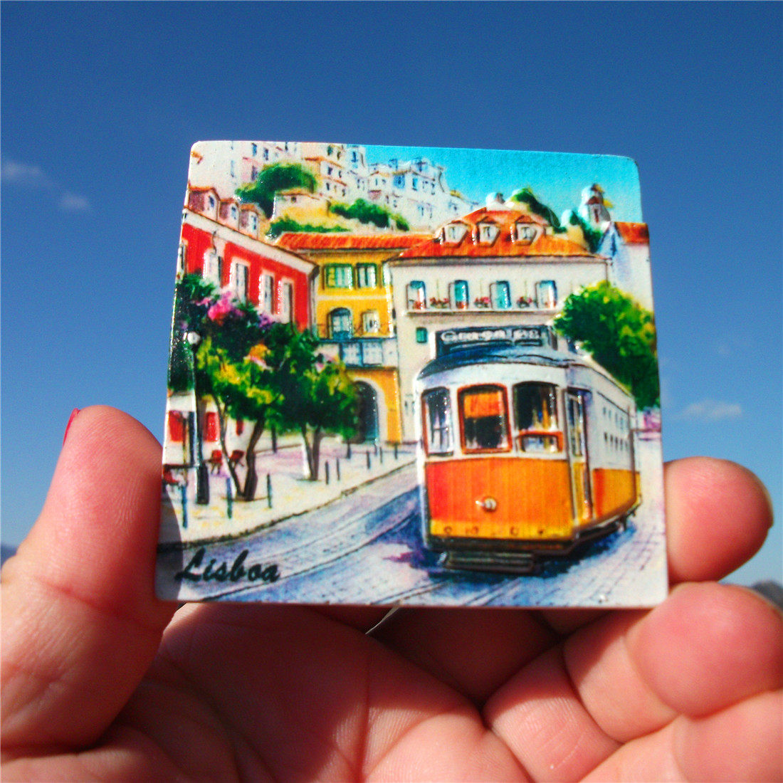 PORTUGAL LOCAL REFRIGERATOR STICKERS PORTUGAL PORTUGUESE PAINTED TILES OIL PAINTING STYLE A VARIETY OF LISBON
