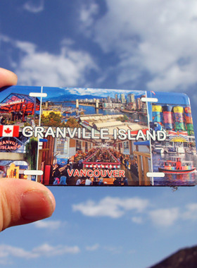加拿大当地购买冰箱贴 温哥华 GRANVILLE ISLAND VANCOUVER