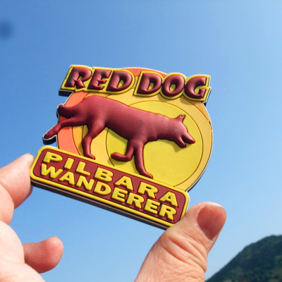 澳大利亚当地购买带回冰箱贴 PILBARA WANDERER 红犬  RED DOG