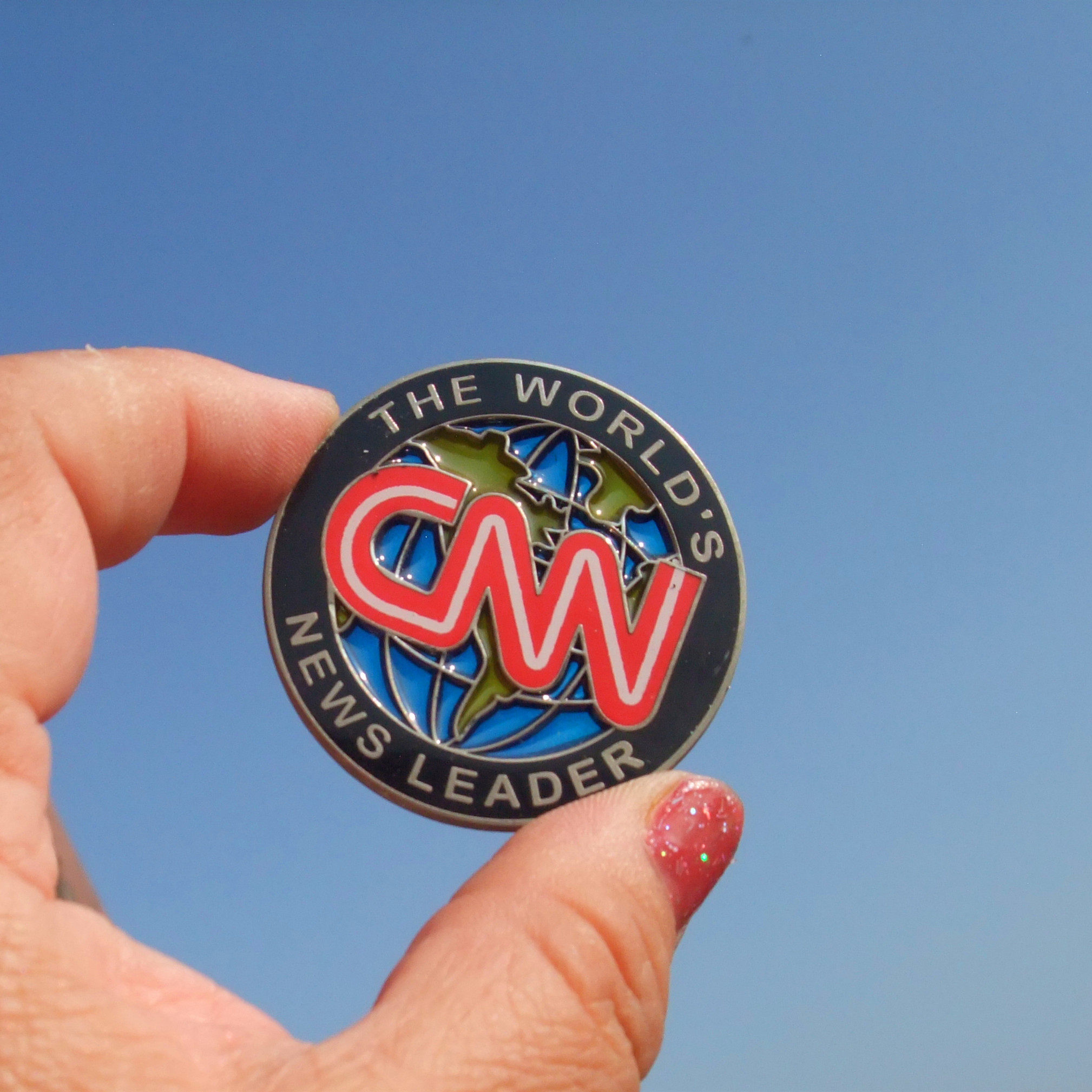 美国当地购买冰箱贴 CNN 金属冰箱贴