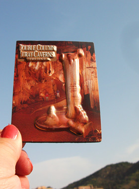 美国当地购买冰箱贴 DOUBLE COLUMN LURAY CAVERNS