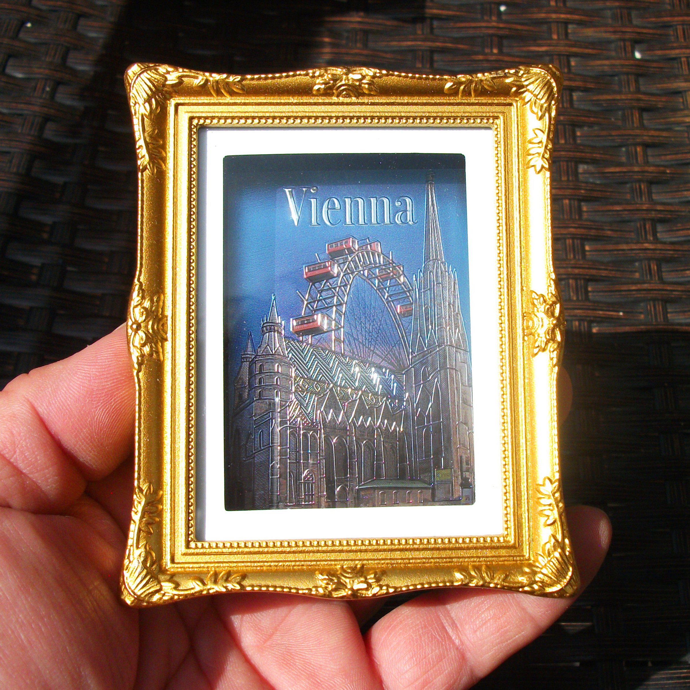 奥地利当地购买冰箱贴 画框式 镜框式 维也纳 VINNA 多款