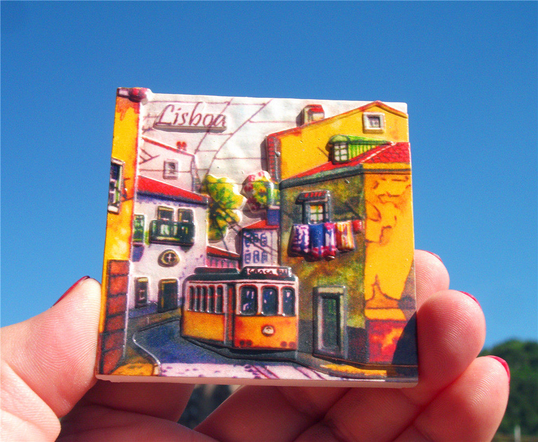 PORTUGAL LOCAL FRIDGE MAGNET PORTUGAL ROOSTER PORTUGUESE PAINTED TILES VARIOUS