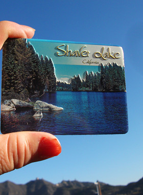 美国当地购买冰箱贴 加利弗尼亚CALIFORIA SHAVER LAKE BASS LAKE