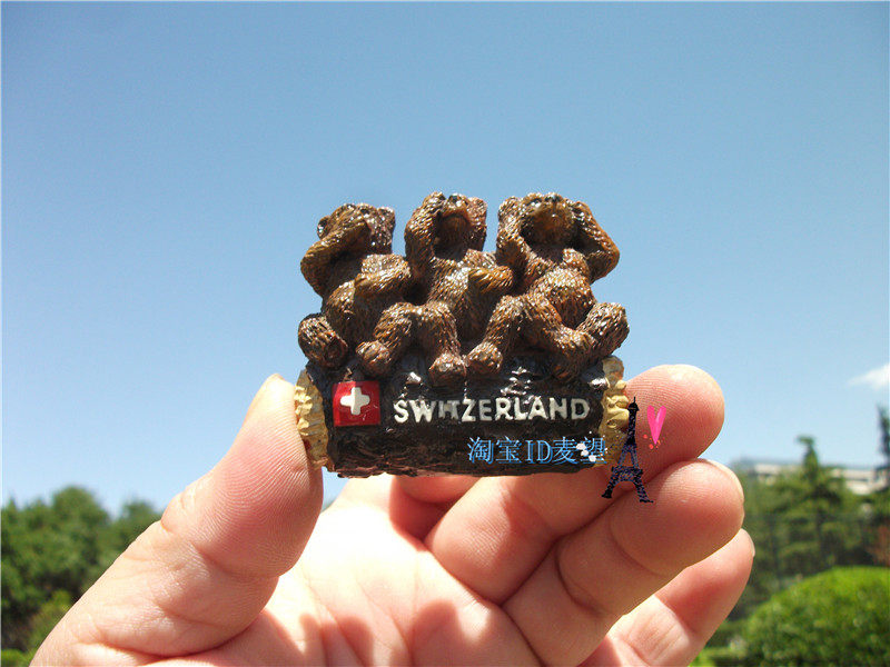 BUY FRIDGE MAGNETS LOCALLY IN SWITZERLAND BERN PLACES WHERE BEARS ARE FOUND IN SWITZERLAND A VARIETY OF BEARS