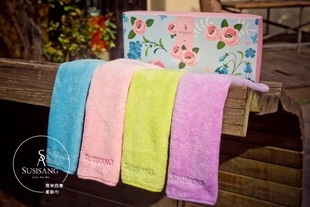 苏尚儿四季柔肤巾微米柔肤巾毛巾阳离子中巾小长巾洗脸巾擦脸巾面