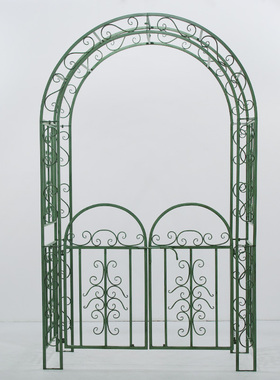 欧式铁艺拱门花架子花门阳台户外庭院花园爬藤架月季绿萝园艺摆设