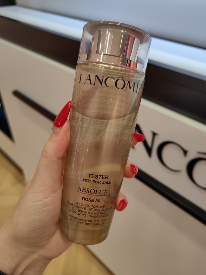 lancome兰蔻菁纯臻颜玫瑰柔肤水150ml精华水锁水保湿修护