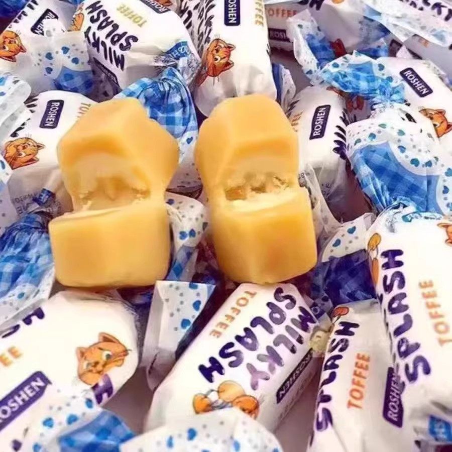乌克兰如胜喵心太妃糖奶糖软糖宿舍大学生宵办公室小零食特产糖果