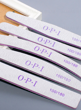 OP美甲砂条粗砂紫心打磨修型搓条指甲锉单条