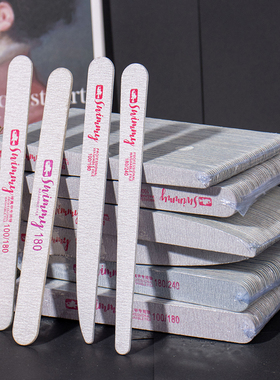 swimmy斯文鱼超薄美甲搓条木片芯砂条刀型水滴修真甲指甲锉打磨条