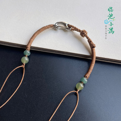 半成品手绳绑DIY平安扣玉扣手链
