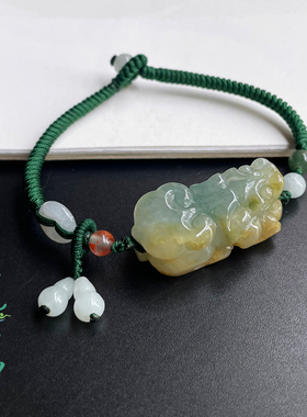 临池小满男女款天然翡翠玉国风