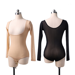 水纱托胸连体长袖 肚皮舞服装 肚皮舞服装连体肚皮舞服装批发